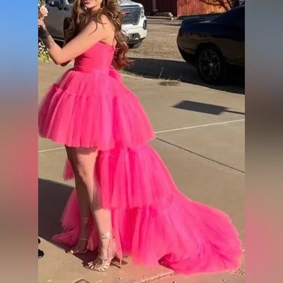 Sherri Hill | Dresses | Hot Pink Sherri Hill Dress Size 0 | Poshmark